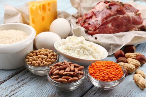 Burimet e proteinave në një dietë proteine